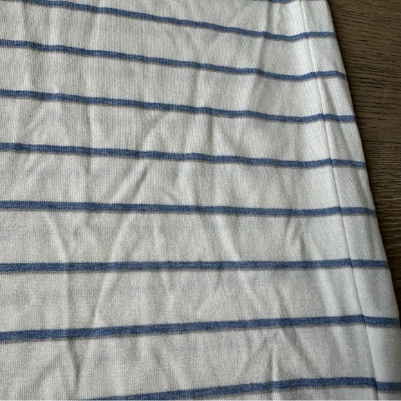 New Mus & Bombon Bornan Raya Azul Maxi Striped Dress  Sz S Viscose - Picture 11 of 12